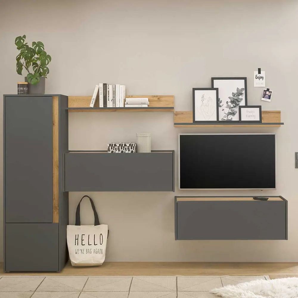 Wohnen Heimbüro Einrichtung Set - Ahilav (fünfteilig)