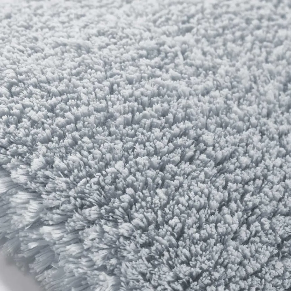 Wohnen Teppiche*Hellblauer Teppich mit Hochflor - Nadescha