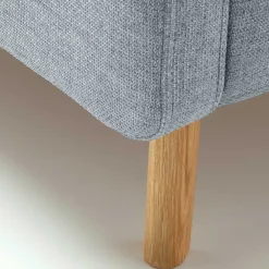 Wohnen Skandinavische Möbel|Jugendbetten*Hellblaues Polsterbett mit Bettkasten - Annelie