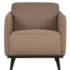 Wohnen Sessel & Hocker|Sessel*Hellbrauner Boucle Sessel mit Federkern - Bratannio