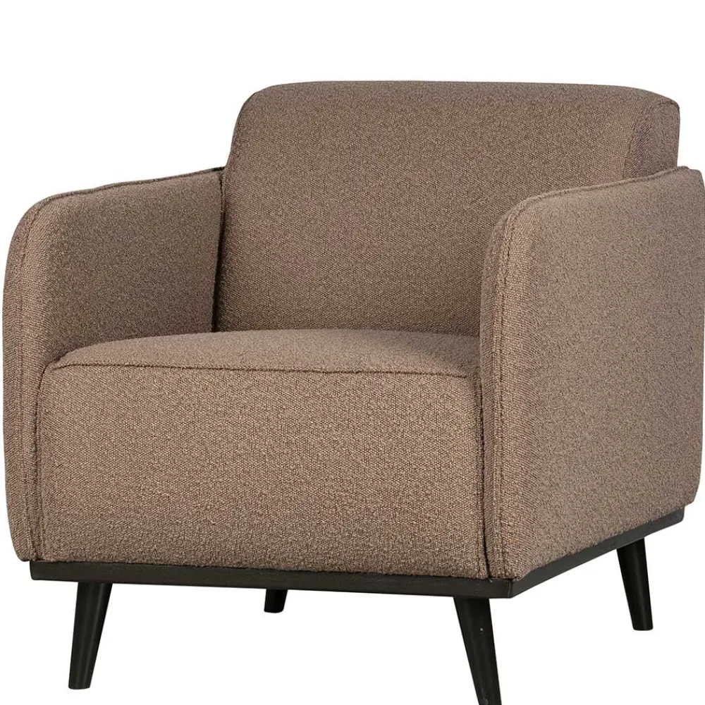 Wohnen Sessel & Hocker|Sessel*Hellbrauner Boucle Sessel mit Federkern - Bratannio