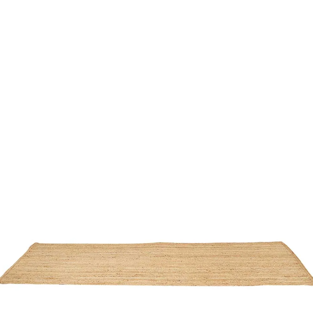 Wohnen Braune Möbel|Teppiche*Hellbrauner Teppich aus Jute - Cranos