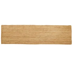 Wohnen Braune Möbel|Teppiche*Hellbrauner Teppich aus Jute - Cranos