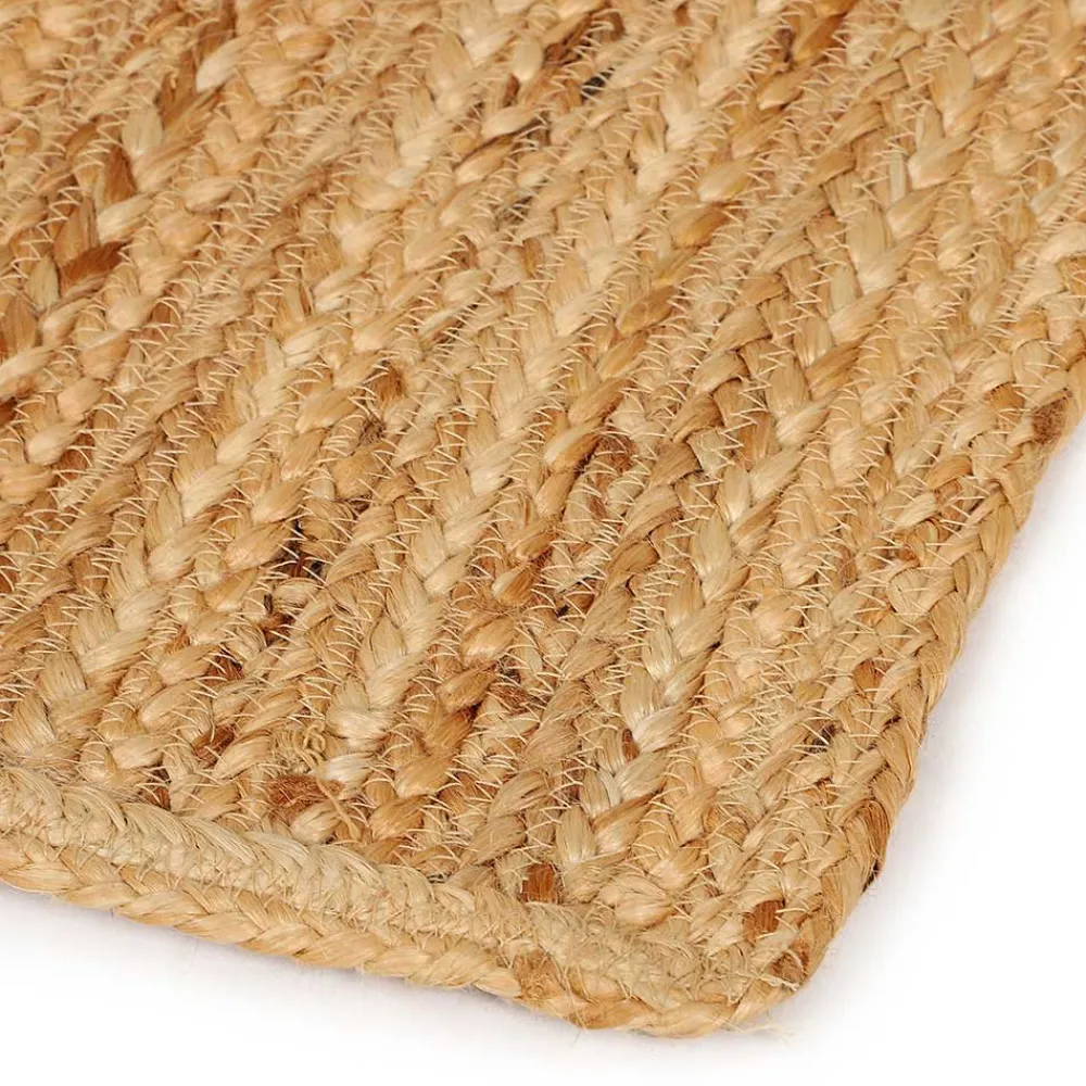 Wohnen Braune Möbel|Teppiche*Hellbrauner Teppich aus Jute - Cranos