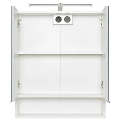 Wohnen Helle Badmöbel als Set in Grau Front - Girios (vierteilig)