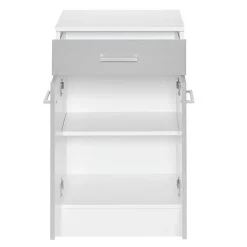 Wohnen Helle Badmöbel als Set in Grau Front - Girios (vierteilig)