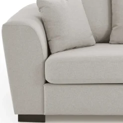 Wohnen Helle Wohnzimmercouch mit drei Sitzplätzen - Unventra