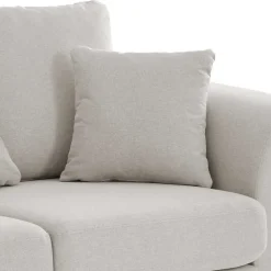 Wohnen Helle Wohnzimmercouch mit drei Sitzplätzen - Unventra