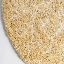 Wohnen Teppiche*Heller Hochflor Teppich in Gelb und Creme - Vinitaro