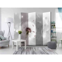Wohnen Heller Leinwand-Paravent Pusteblume - Artjes