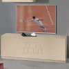 Wohnen Helles Esche TV Board mit Klappe - Odillava