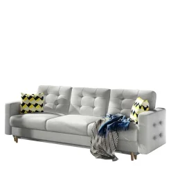 Wohnen Sofas|Sofa*Helles Wohnzimmersofa mit Schlaffunktion - Yamura