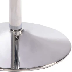 Wohnen Graue Möbel|Barhocker*Hellgrauer Barhocker mit Metallbügel Lehne - Hambor