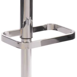 Wohnen Graue Möbel|Barhocker*Hellgrauer Barhocker mit Metallbügel Lehne - Hambor