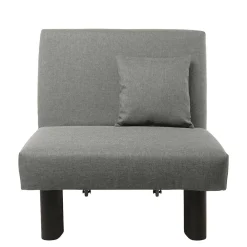 Wohnen Graue Möbel*Hellgrauer Schlafsessel mit 85 cm Breite - Miracella