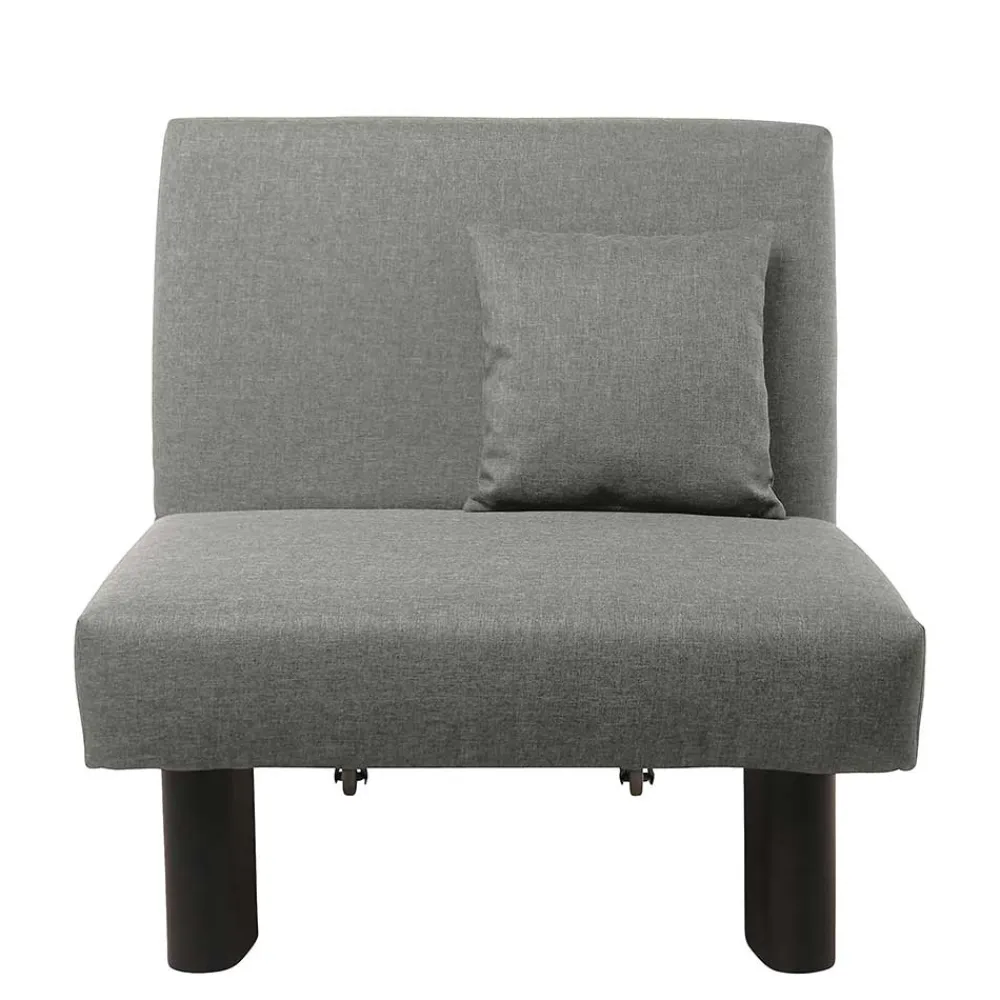 Wohnen Graue Möbel*Hellgrauer Schlafsessel mit 85 cm Breite - Miracella