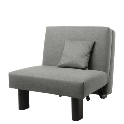 Wohnen Graue Möbel*Hellgrauer Schlafsessel mit 85 cm Breite - Miracella