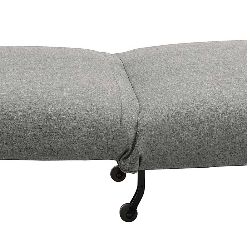 Wohnen Graue Möbel*Hellgrauer Schlafsessel mit 85 cm Breite - Miracella