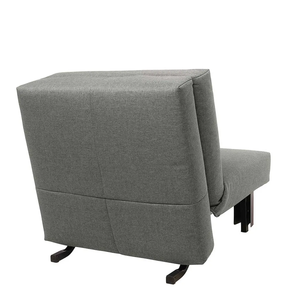 Wohnen Graue Möbel*Hellgrauer Schlafsessel mit 85 cm Breite - Miracella