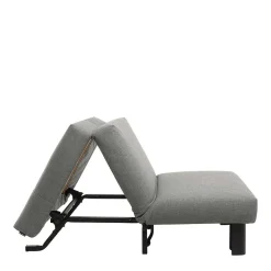 Wohnen Graue Möbel*Hellgrauer Schlafsessel mit 85 cm Breite - Miracella