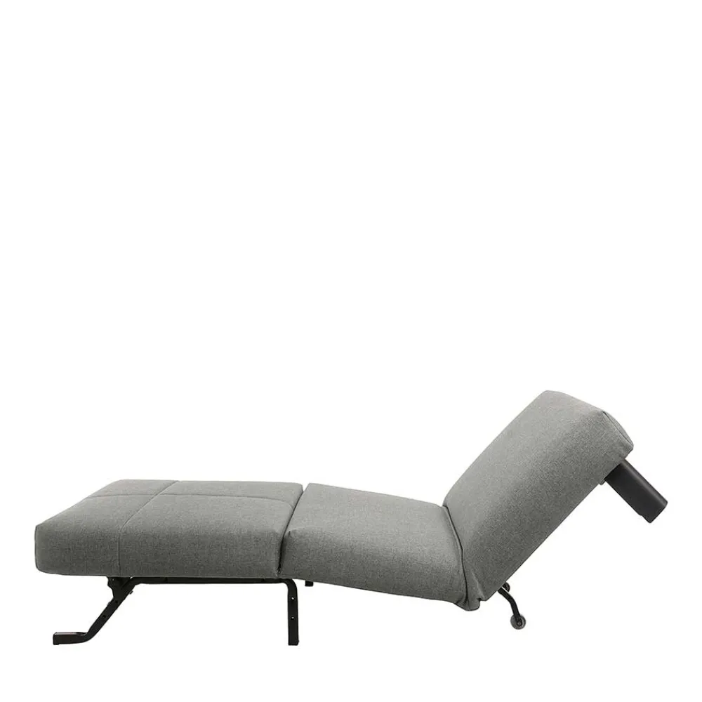 Wohnen Graue Möbel*Hellgrauer Schlafsessel mit 85 cm Breite - Miracella