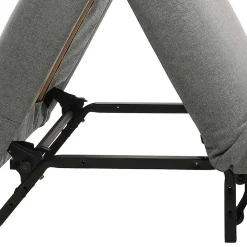 Wohnen Graue Möbel*Hellgrauer Schlafsessel mit 85 cm Breite - Miracella