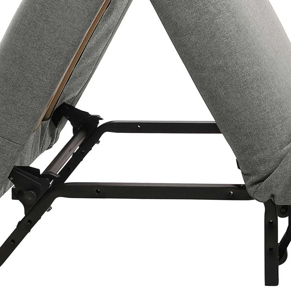 Wohnen Graue Möbel*Hellgrauer Schlafsessel mit 85 cm Breite - Miracella