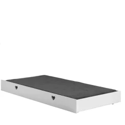 Wohnen Kinderzimmer Komplett|Kindermöbel*Herz Design Kinderzimmer in Weiß - Grandory (dreiteilig)