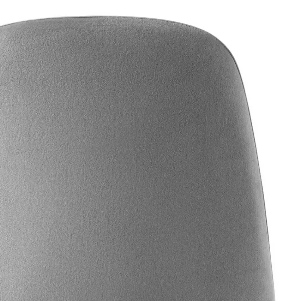 Wohnen Bürostühle*Höhenverstellbarer Bürostuhl in Hellgrau Samt - Renato