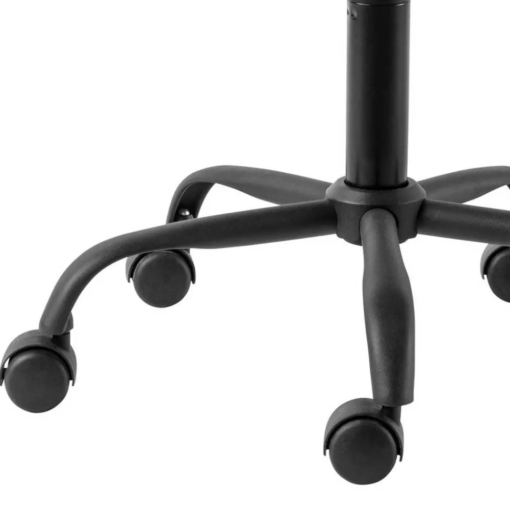 Wohnen Bürostühle*Höhenverstellbarer Bürostuhl in Hellgrau Samt - Renato