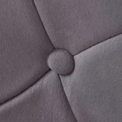 Wohnen Bürostühle*Höhenverstellbarer Samtsessel in Grau - Ashesha