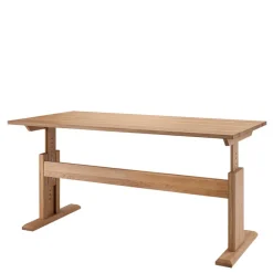 Wohnen Naturholzmöbel|Tische*Höhenverstellbarer Schreibtisch aus Wildeiche - Rosenna