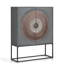 Wohnen Boho Style Möbel|Orientalische Möbel*Highboard - dekorativ mit Mandala - Mesusco