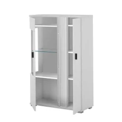 Wohnen Wohnwände|Wohnwand*Highboard & TV Board & Wandboard mit LED - Tirol (dreiteilig)