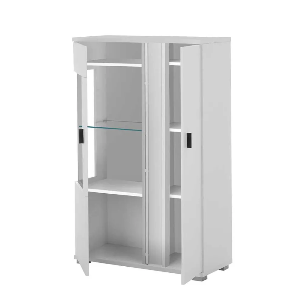 Wohnen Wohnwände|Wohnwand*Highboard & TV Board & Wandboard mit LED - Tirol (dreiteilig)