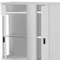 Wohnen Wohnwände|Wohnwand*Highboard & TV Board & Wandboard mit LED - Tirol (dreiteilig)