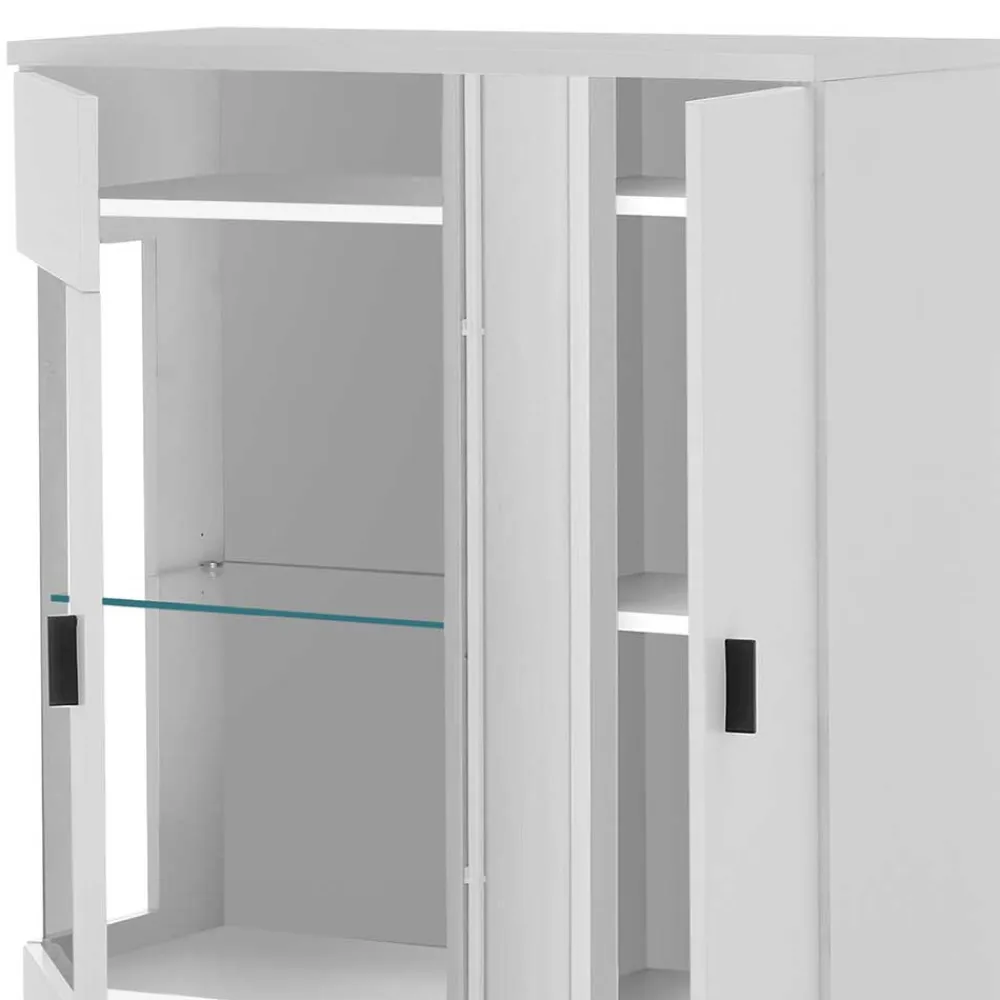 Wohnen Wohnwände|Wohnwand*Highboard & TV Board & Wandboard mit LED - Tirol (dreiteilig)