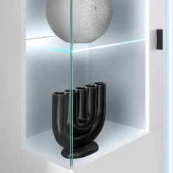 Wohnen Wohnwände|Wohnwand*Highboard & TV Board & Wandboard mit LED - Tirol (dreiteilig)