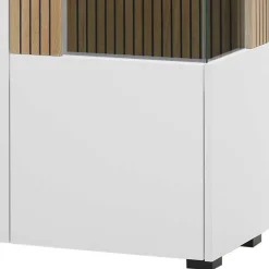 Wohnen Highboard & TV Lowboard & Wandboard Set - Nenaloro (dreiteilig)