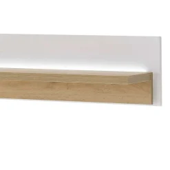 Wohnen Weiße Möbel|Wohnzimmerschränke*Highboard & TV Lowboard & Wandboard Set - Racelyn (dreiteilig)