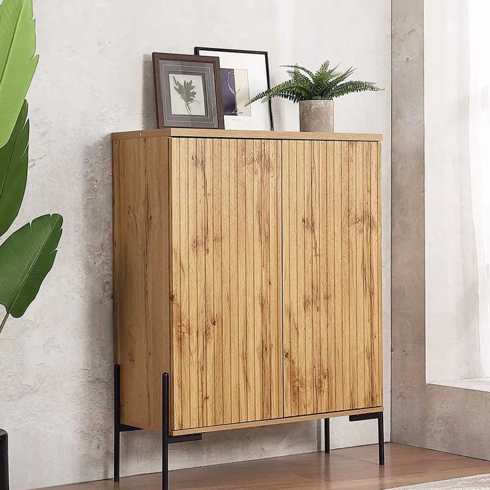 Wohnen Highboard im Skandi Design - Elastian