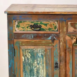 Wohnen Highboard Jamaica im Shabby Chic Design