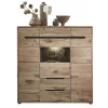 Wohnen Highboard mit 3 Türen & 2 Schubladen - Zelio