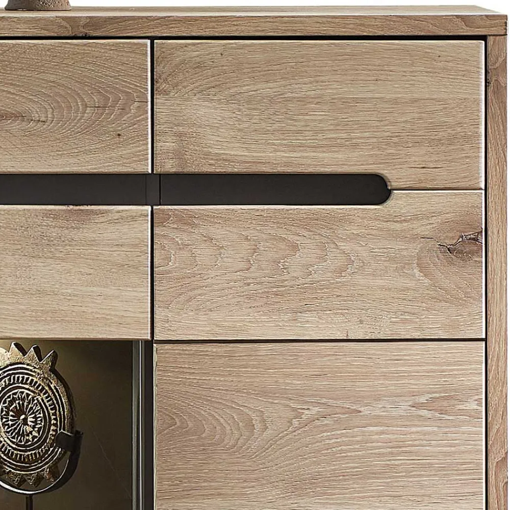 Wohnen Highboard mit 3 Türen & 2 Schubladen - Zelio
