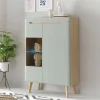 Wohnen Highboard mit Glaseinsatz - Armina