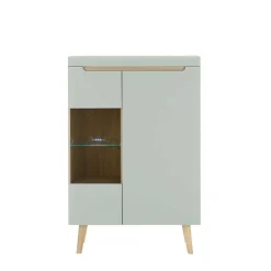 Wohnen Highboard mit Glaseinsatz - Armina