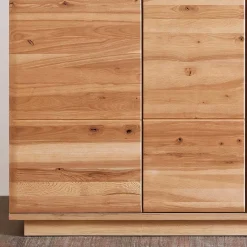 Wohnen Sideboards & Kommoden*Highboard mit Glaseinsätzen in Esche - Cassna