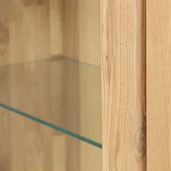 Wohnen Highboard mit Glastür & Tür & drei Schubladen - Miarizia