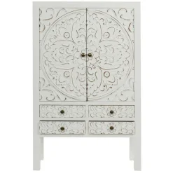 Wohnen Highboard mit Ornament Muster Front - Acacio