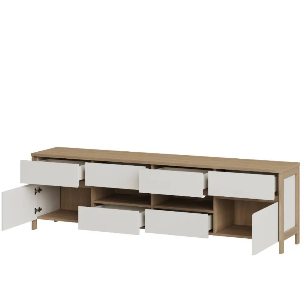 Wohnen Wohnwände|Wohnwand*Highboard und TV-Board und Wandboard Set - Ovidio (dreiteilig)
